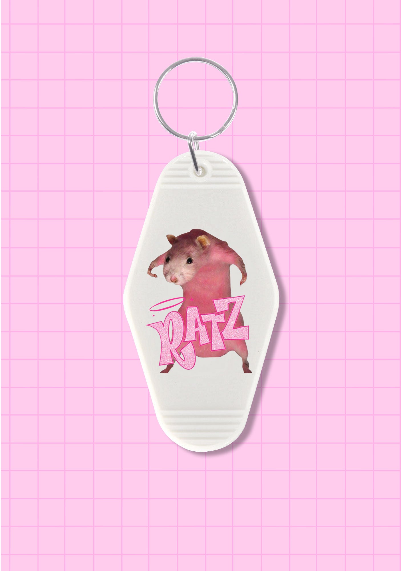 Pink Ratz 1Pc Y2K Hotel Keychain Cherrykitten