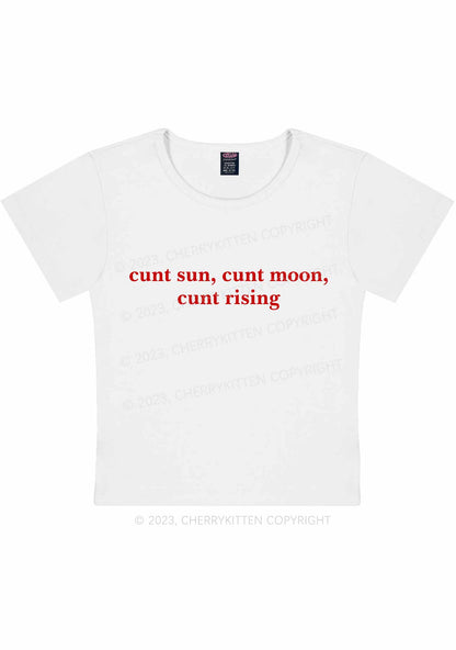 Sun Moon Rising Y2K Baby Tee Cherrykitten