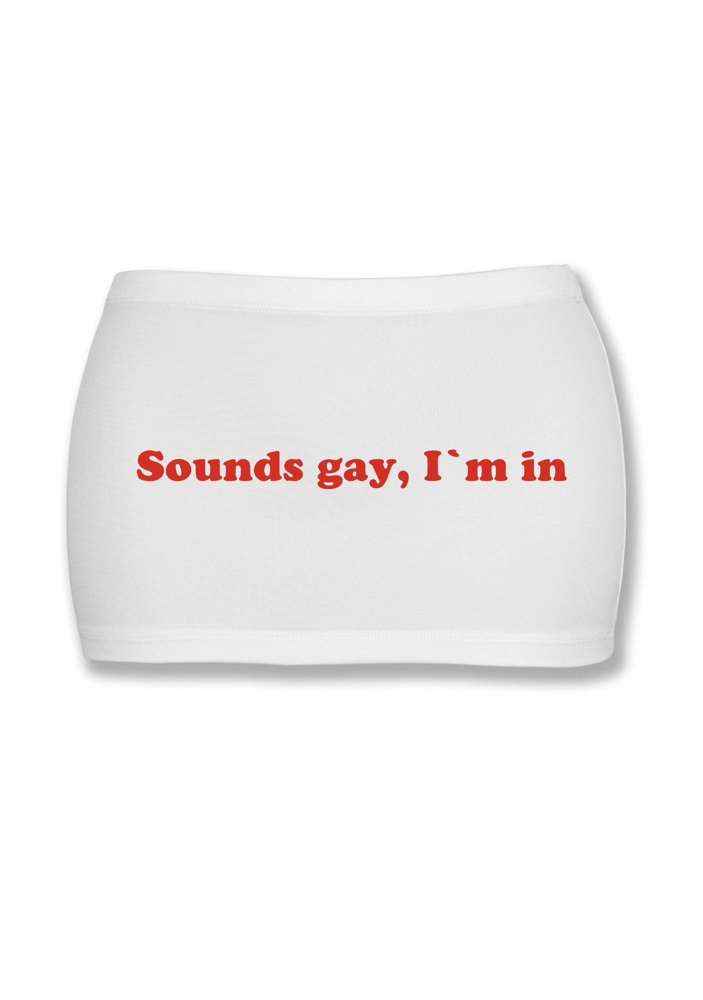 Sounds Gay Y2K Mini Hip Skirt Cherrykitten