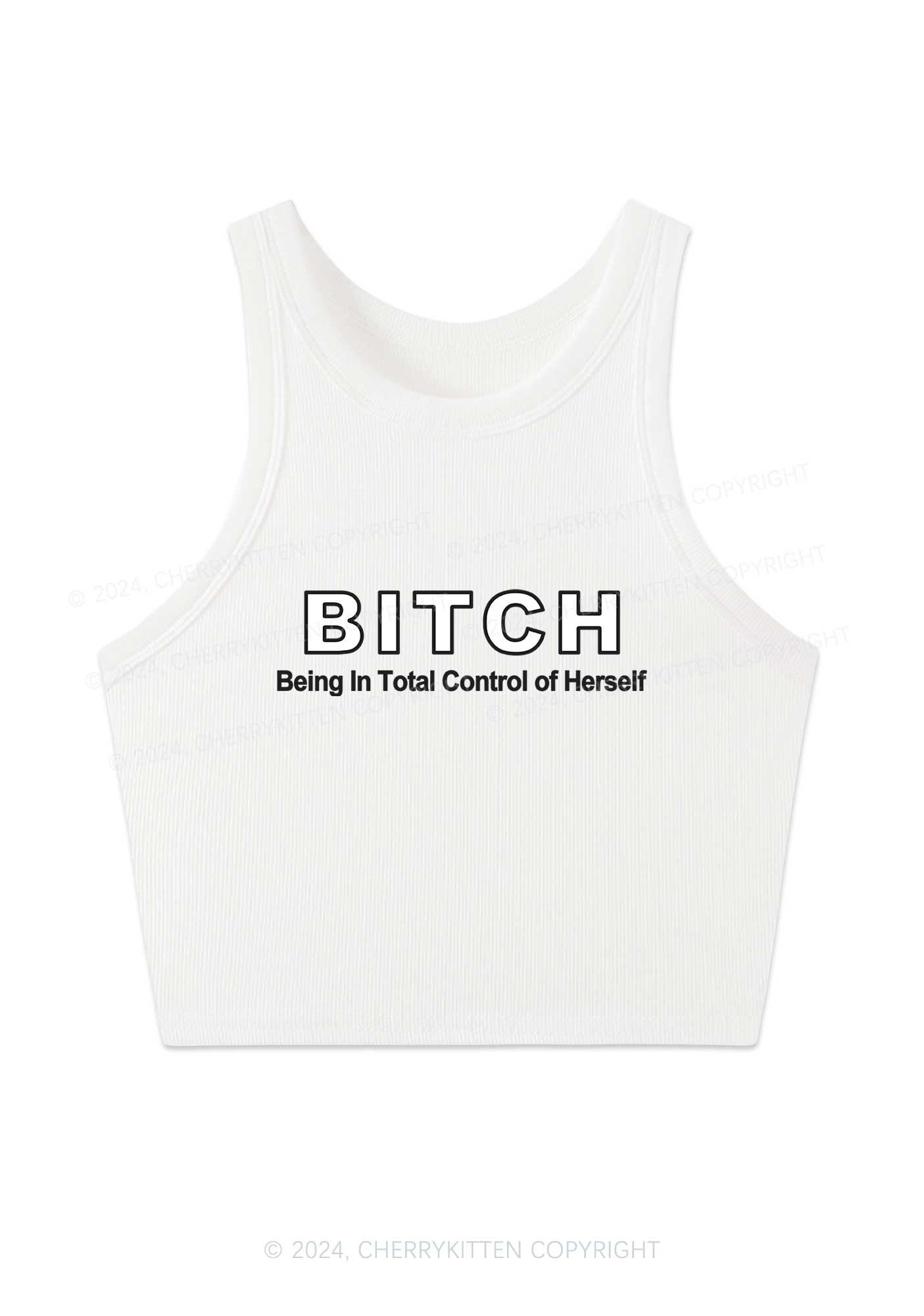 Bxxch Meaning Y2K Crop Tank Top Cherrykitten