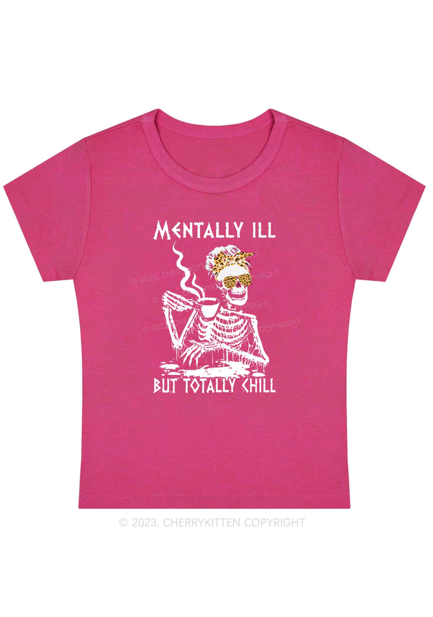 Mentally Ill Halloween Baby Tee Cherrykitten