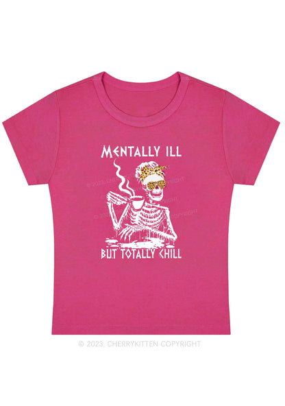 Mentally Ill Halloween Baby Tee Cherrykitten