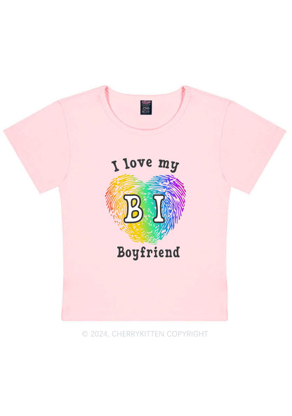 Love My Bi Boyfriend Y2K Baby Tee Cherrykitten