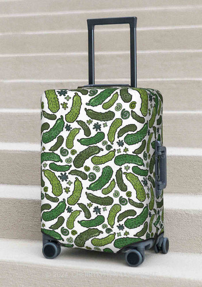 Cucumbers Y2K Luggage Cover Cherrykitten