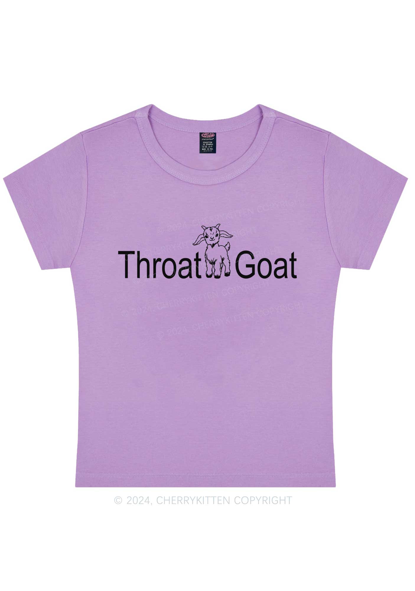 Throat Goat Y2K Baby Tee Cherrykitten