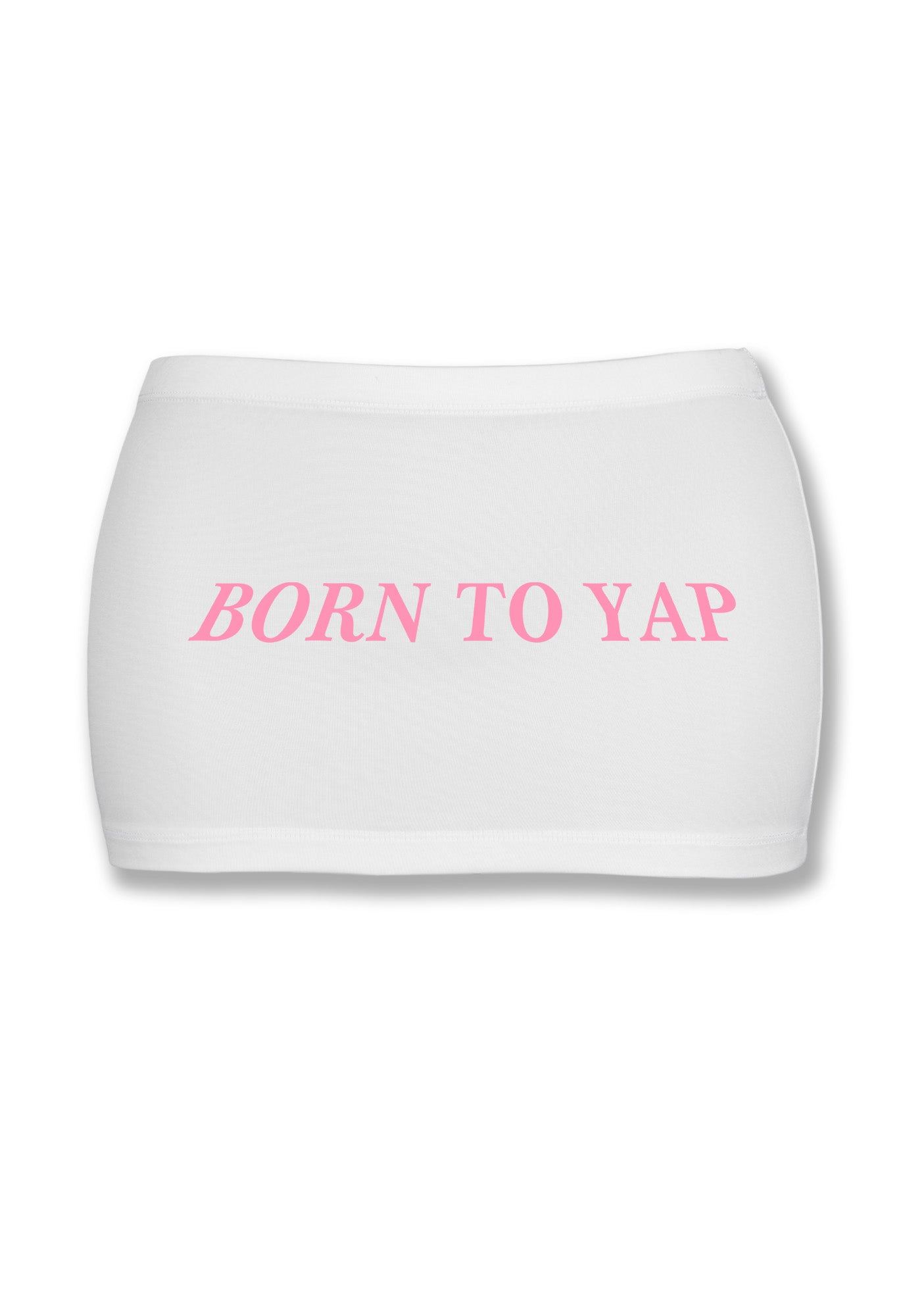 Born To Yap Y2K Mini Hip Skirt Cherrykitten