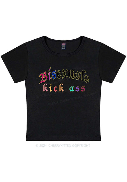 Bisexuals Kick Axx Y2K Baby Tee Cherrykitten