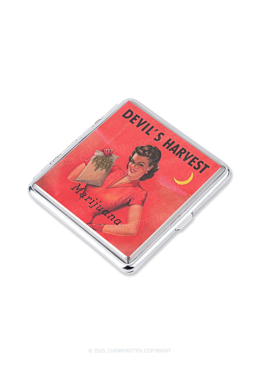 Devils Harvest Y2K Cigarette Case Cherrykitten