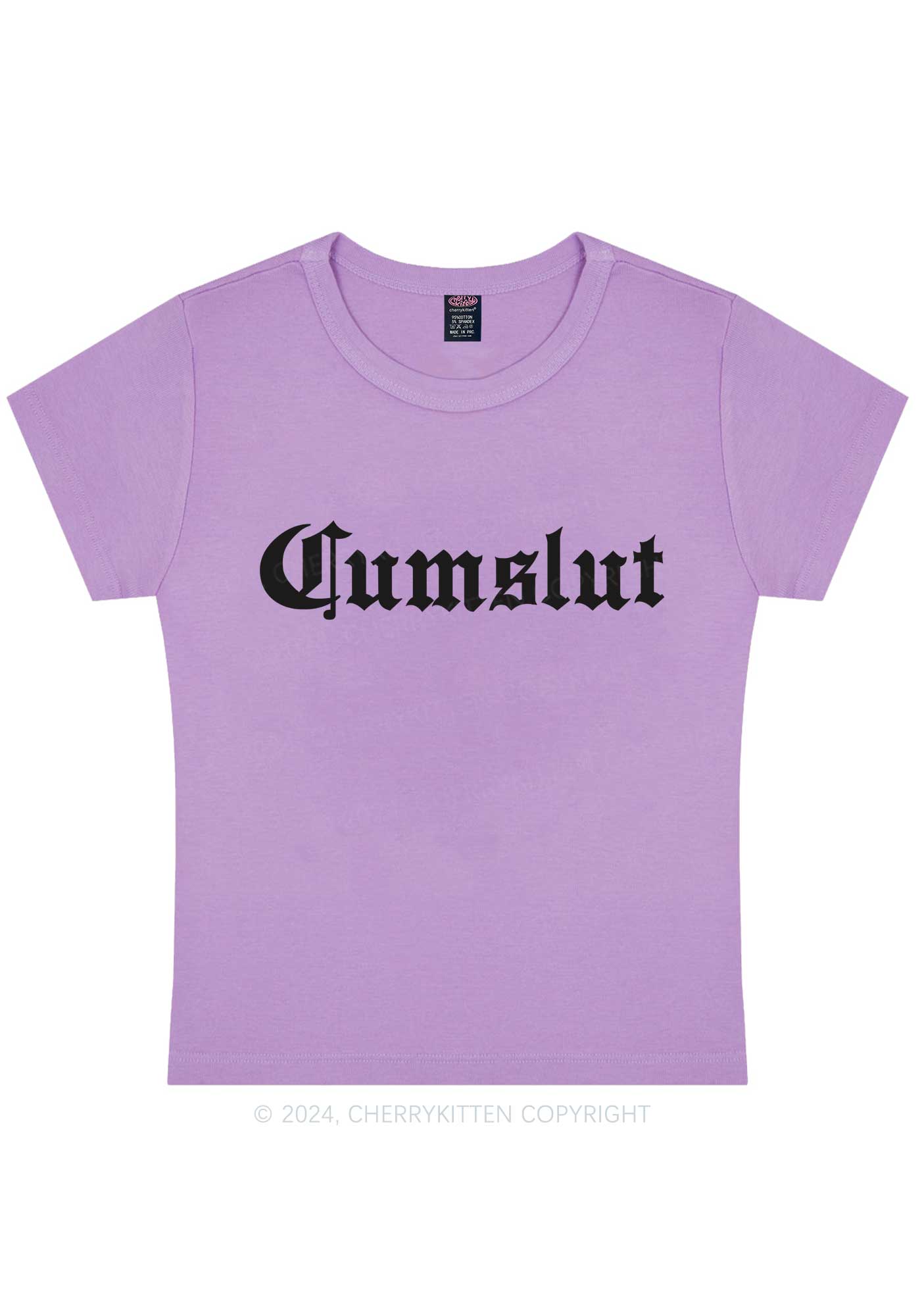 Cxmslxt Y2K Baby Tee Cherrykitten