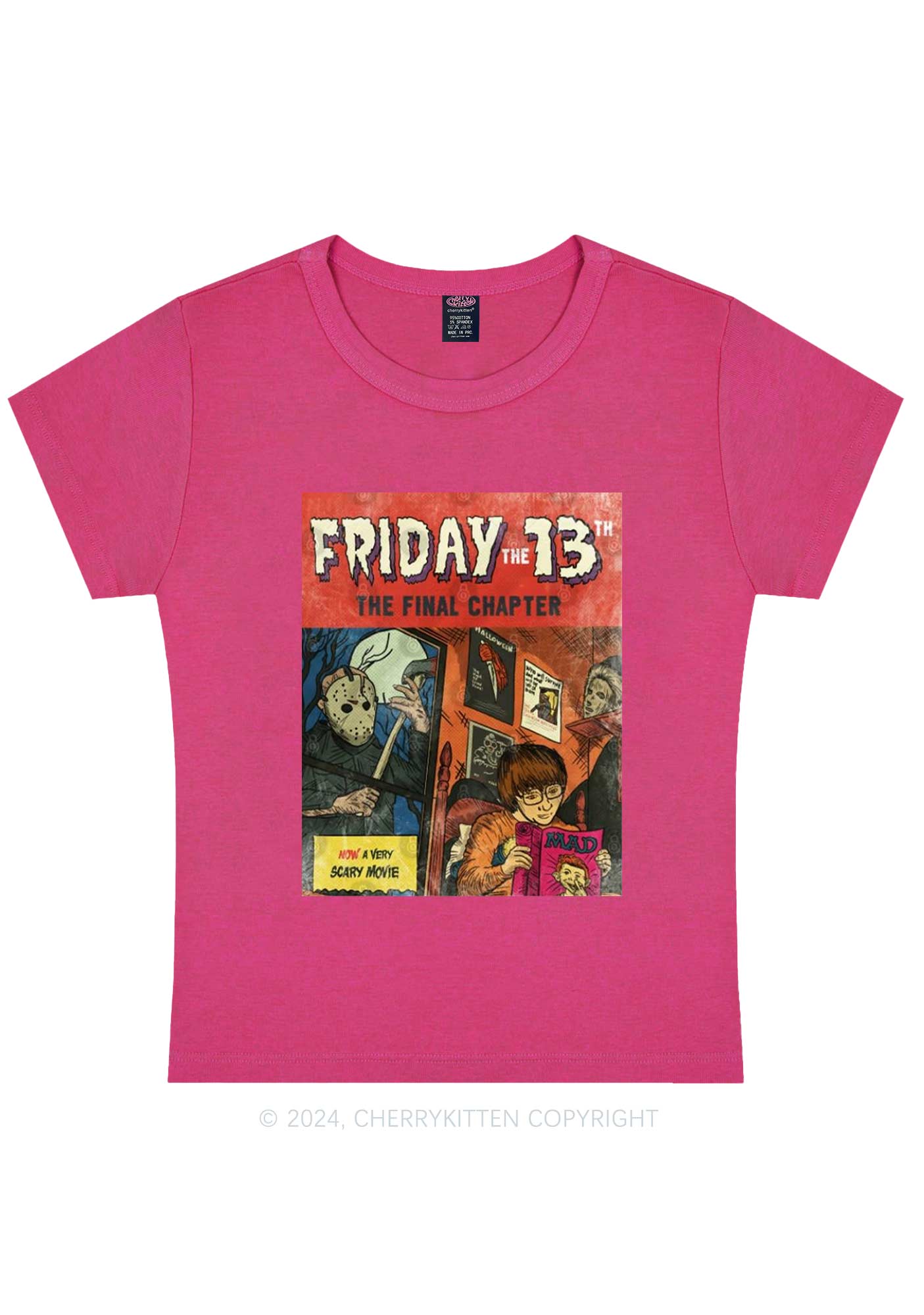 Halloween Friday Final Chapter Y2K Baby Tee Cherrykitten