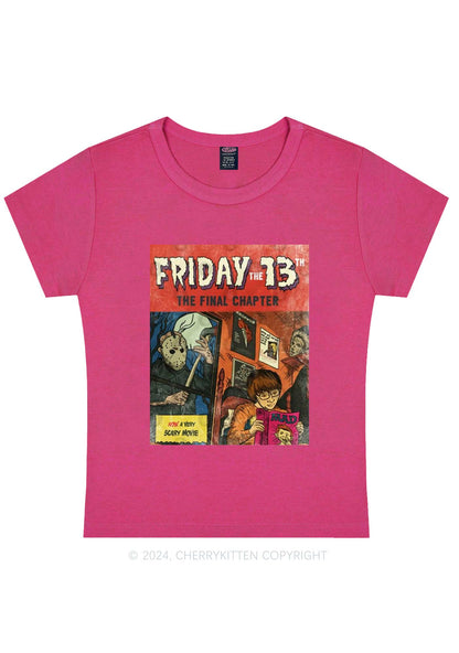 Halloween Friday Final Chapter Y2K Baby Tee Cherrykitten