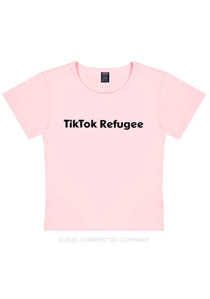 TT Refugee Y2K Baby Tee Cherrykitten