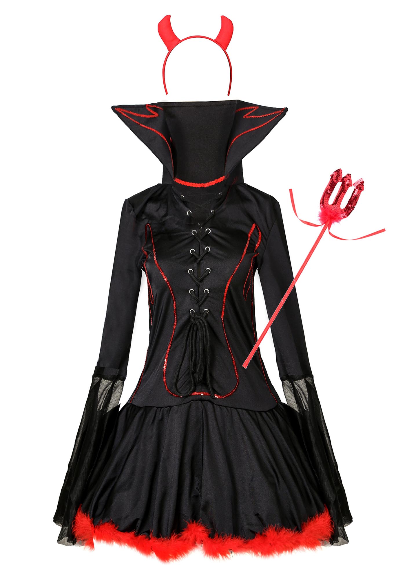 Halloween Demon Queen Y2K Cosplay Costume