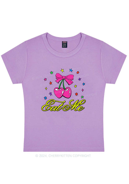 Eat Me Cherry Y2K Baby Tee Cherrykitten