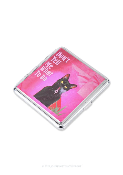 Dont Tell Me What To Do Y2K Cigarette Case Cherrykitten