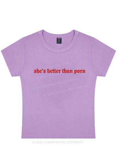 Curvy She's Better Than Pxrn Y2K Baby Tee Cherrykitten