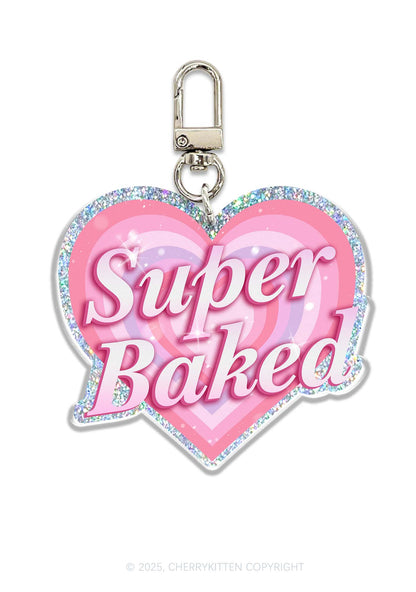 Super Baked 1Pc Y2K Glitter Keychain Cherrykitten