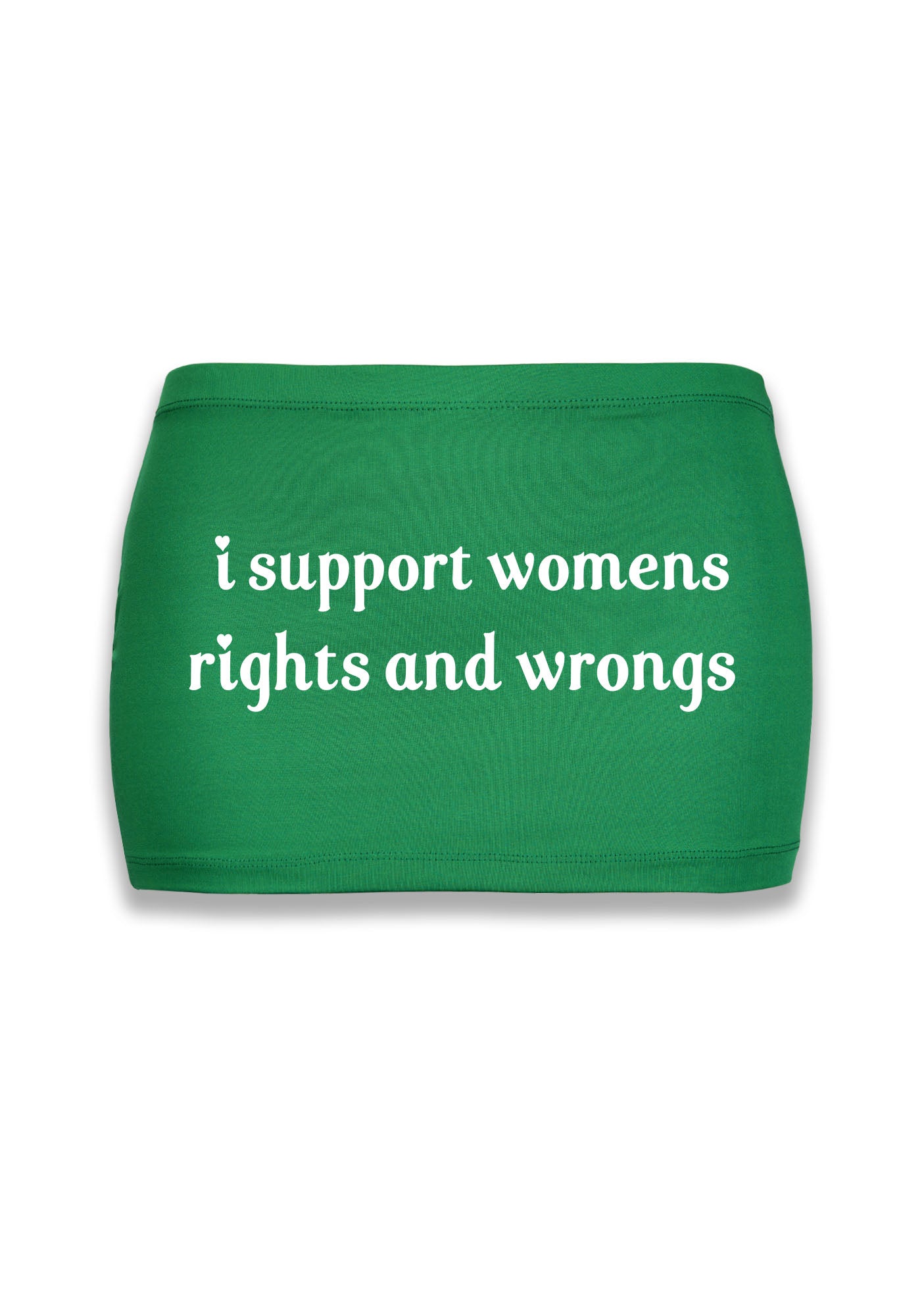 I Support Women Y2K Mini Hip Skirt Cherrykitten