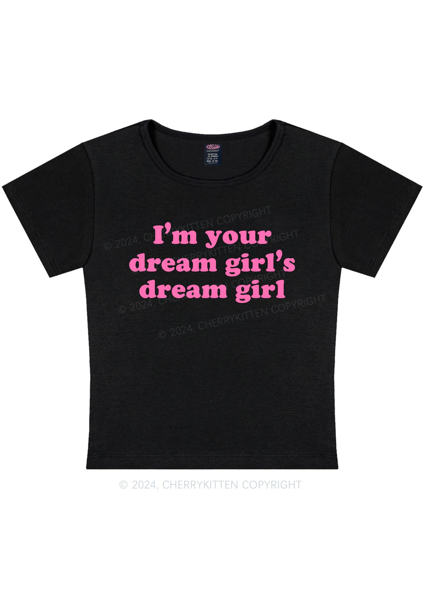 Curvy Dream Girl Y2K Baby Tee Cherrykitten