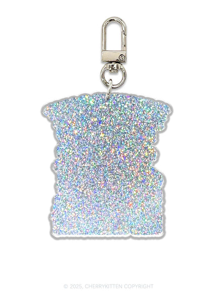 Im Gonna Keep On Dancing 1Pc Y2K Glitter Keychain Cherrykitten