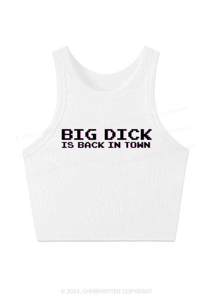 Big Is Back In Town Y2K Crop Tank Top Cherrykitten