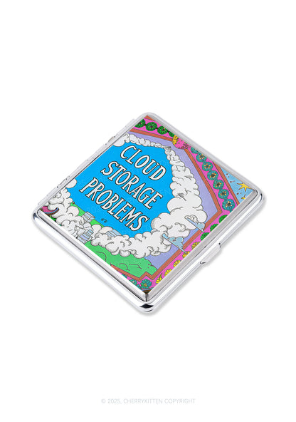 Cloud Storage Problems Y2K Cigarette Case Cherrykitten