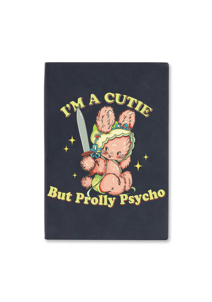 Cutie But Prolly Psycho Y2K Notebook Cherrykitten