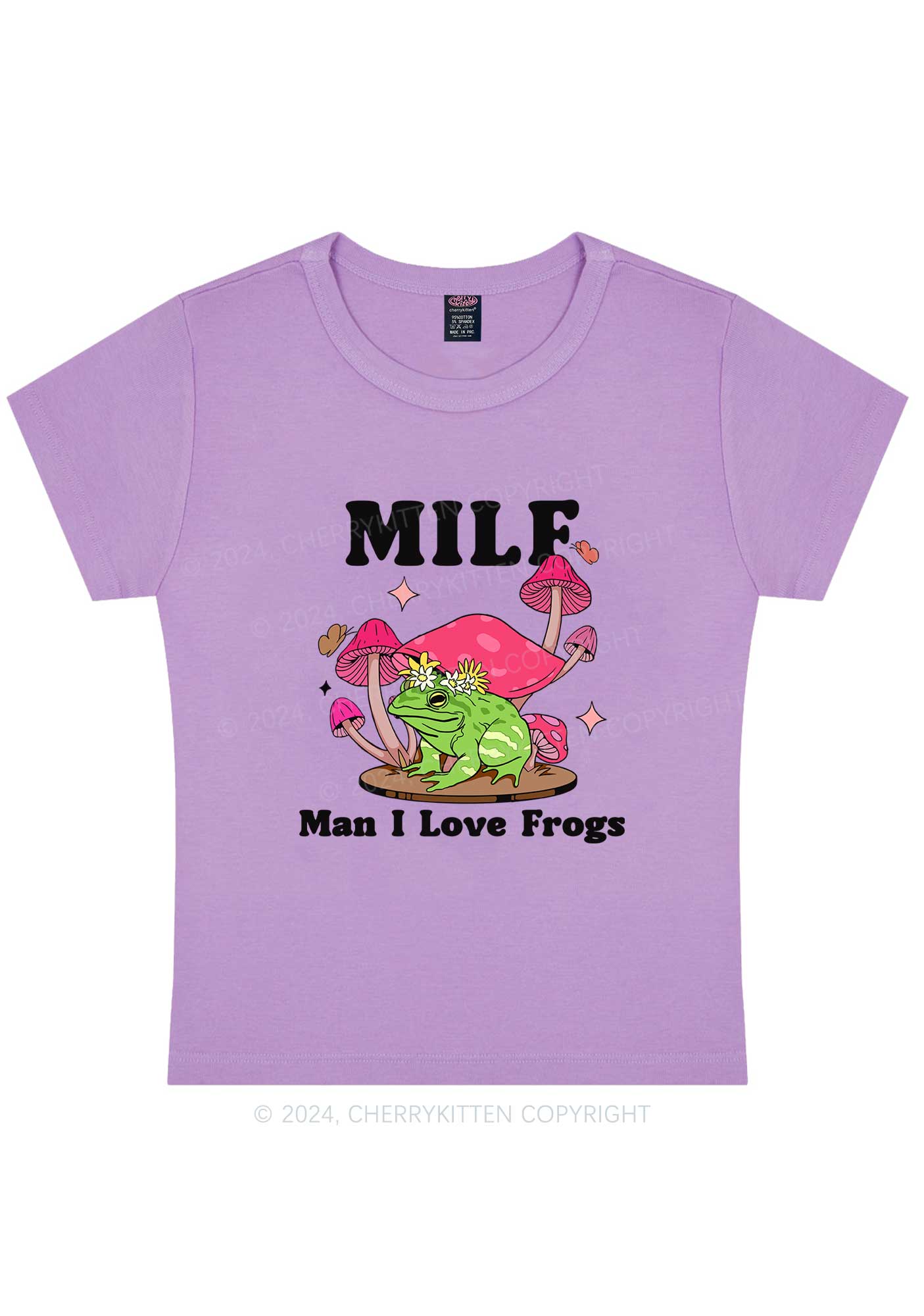 Curvy Mxxf Frog Y2K Baby Tee Cherrykitten