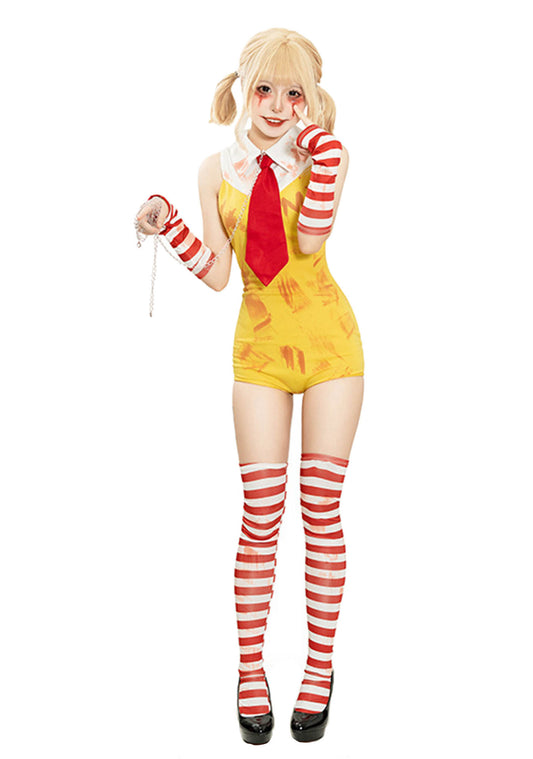 Halloween Clown Girl Y2K Cosplay Costume