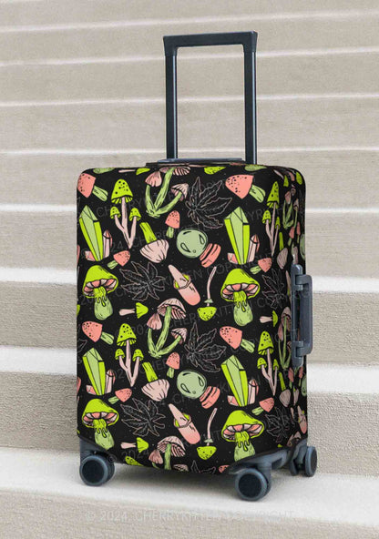 Mushroom Wxxd Y2K Luggage Cover Cherrykitten