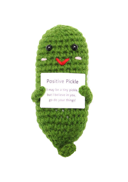 Pickle Y2K Handmade Crochet Pendant Cherrykitten