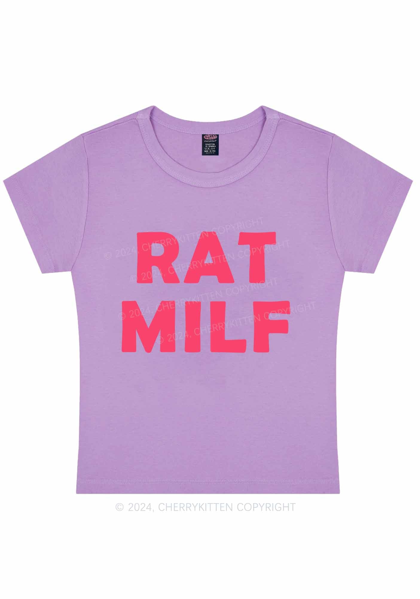 Curvy Rat Mxxf Y2K Baby Tee Cherrykitten