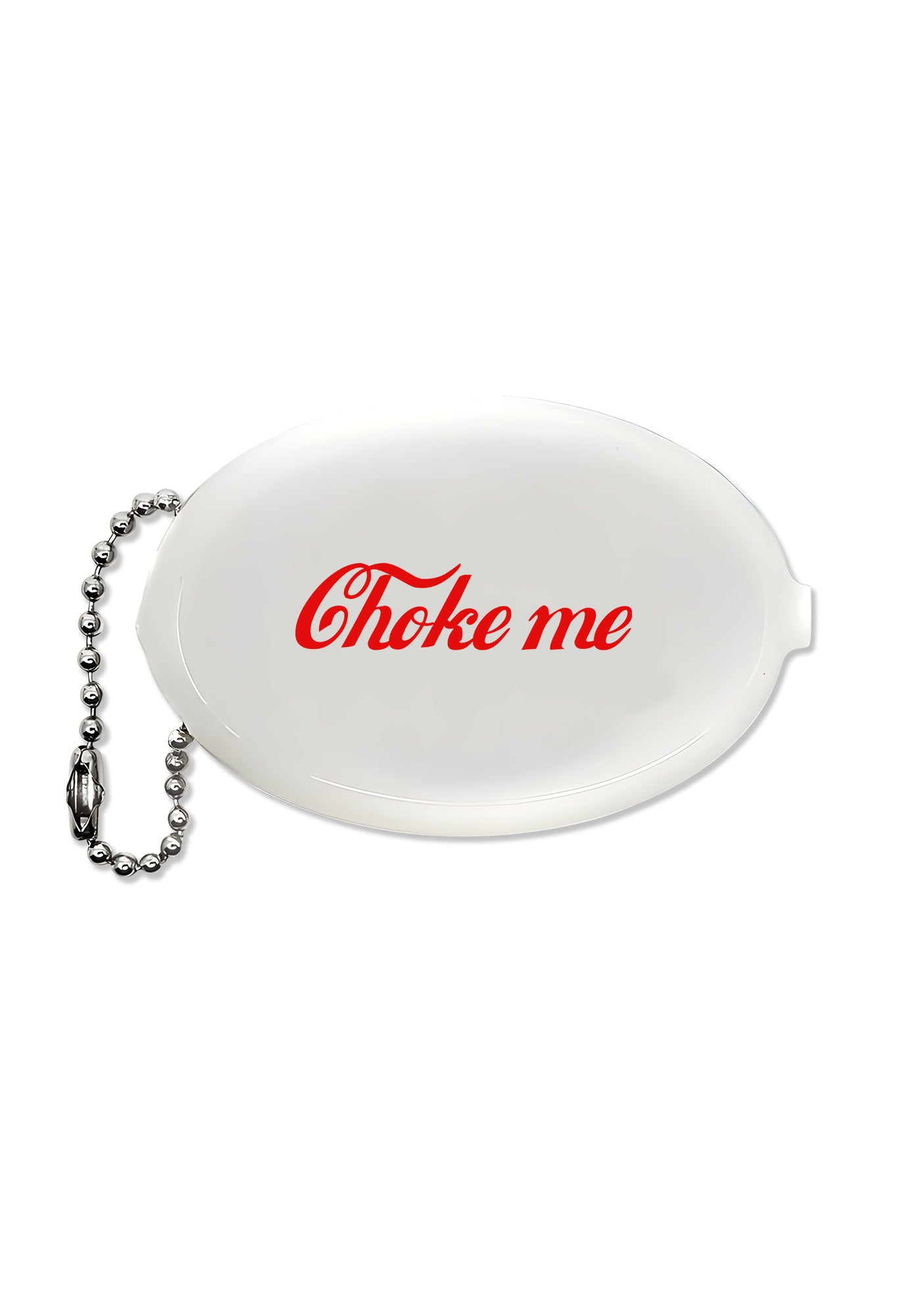 Choke Me Y2K Oval Mini Coin Pouch Cherrykitten