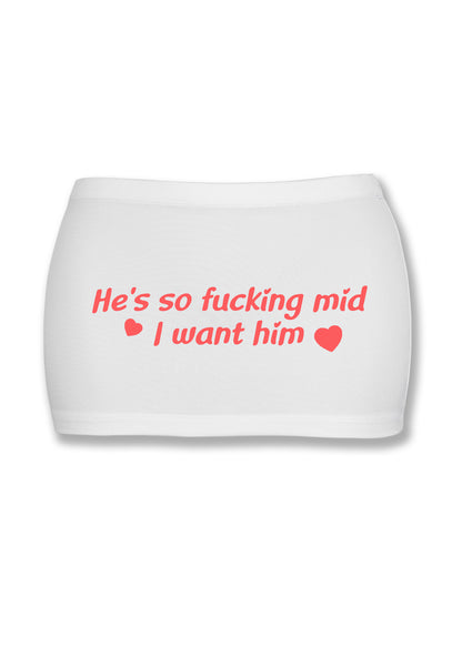 I Want Him Y2K Mini Hip Skirt Cherrykitten