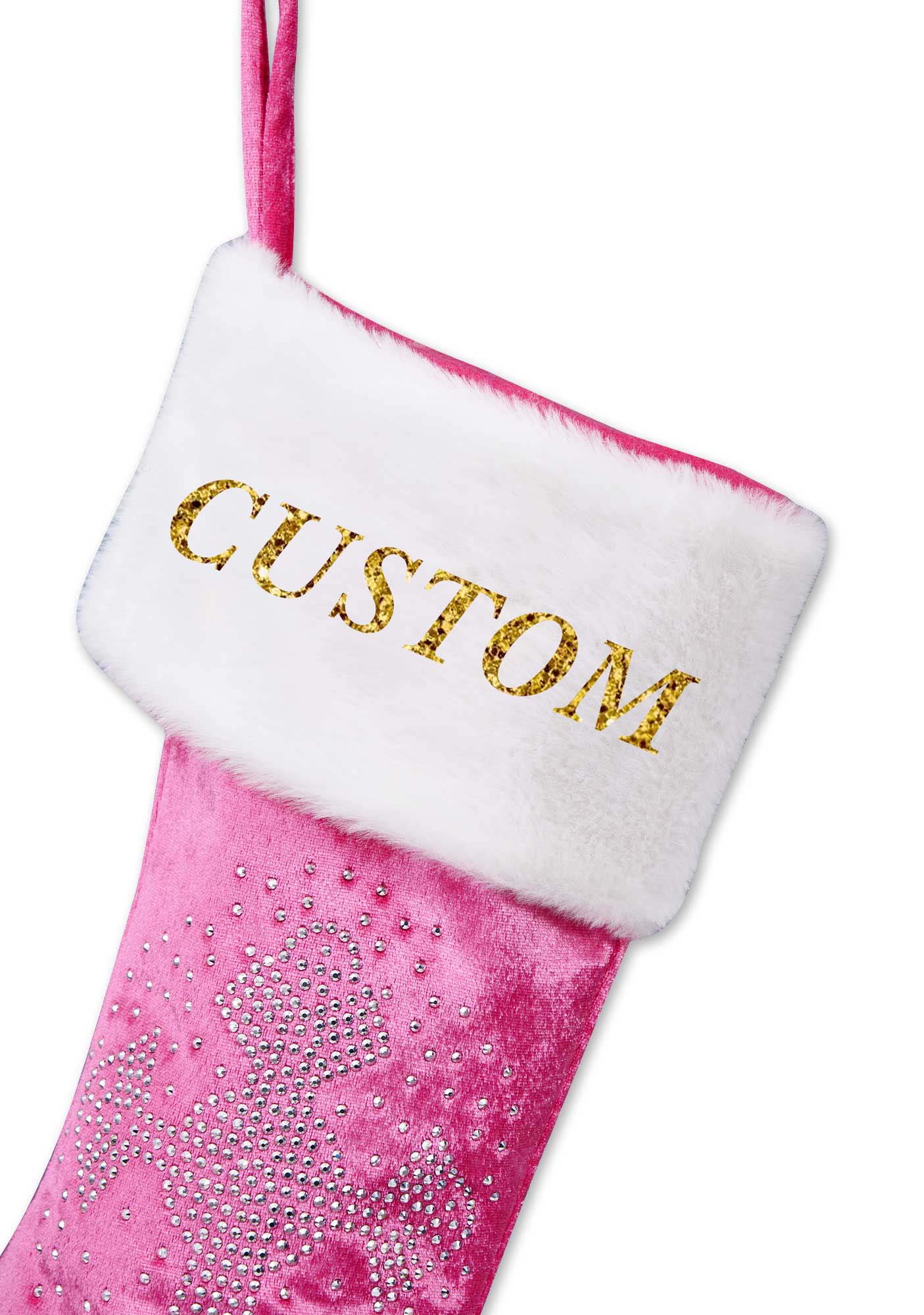 Custom Name Pink High Heels Y2K Christmas Stockings Cherrykitten