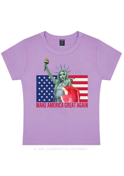 CR Make America Great Y2K Baby Tee Cherrykitten