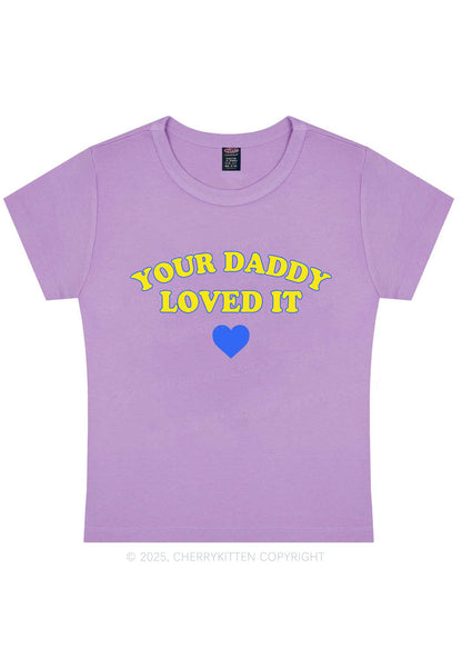 Your Daddy Loved It Y2K Baby Tee Cherrykitten