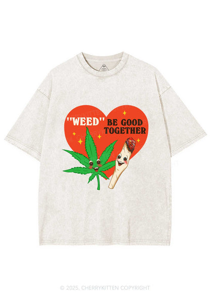 Be Good Together Y2K Washed Tee Cherrykitten