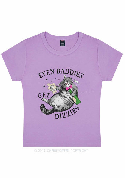 Baddies Get Dizzies Y2K Baby Tee Cherrykitten