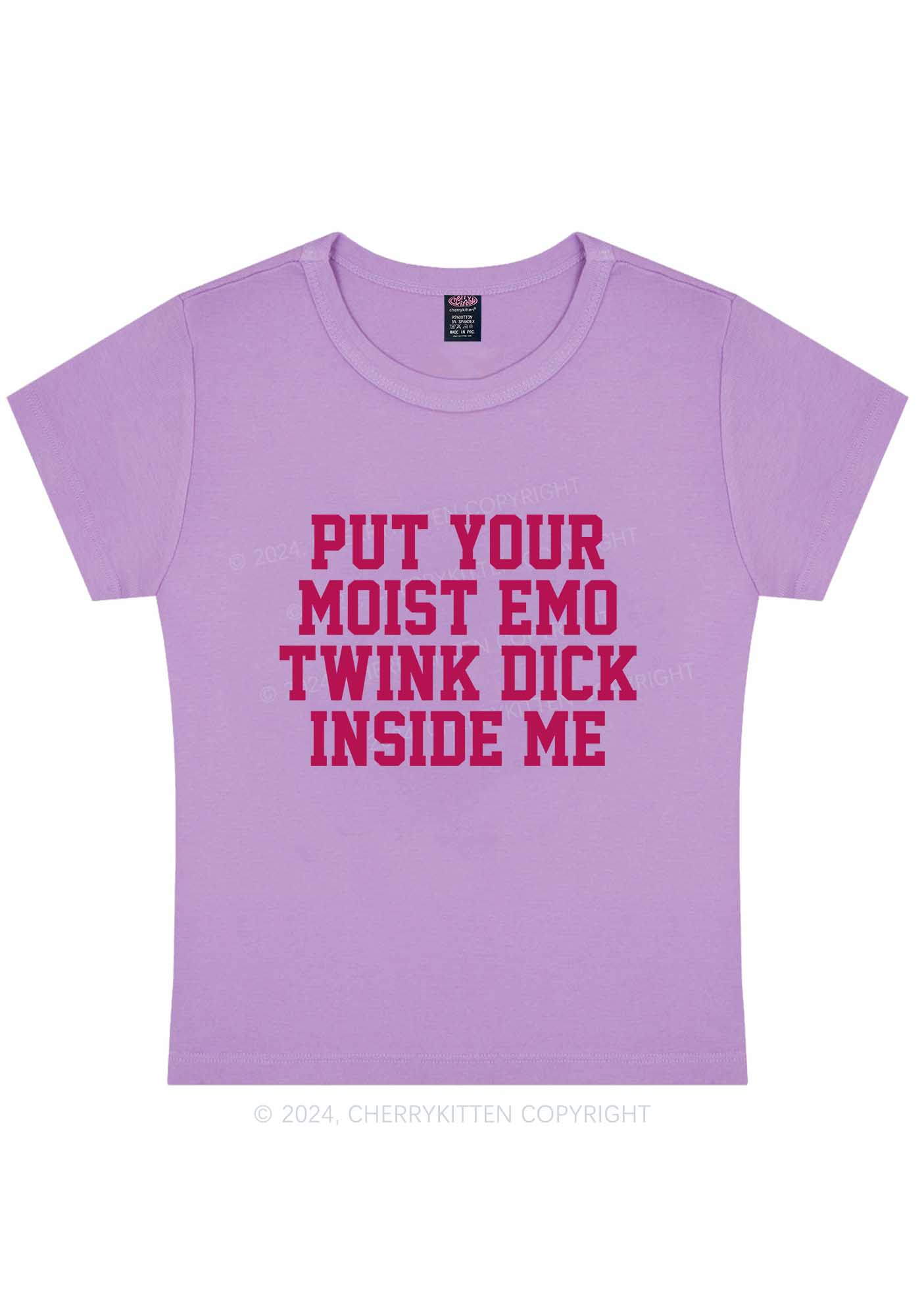 Put It Inside Me Y2K Baby Tee Cherrykitten