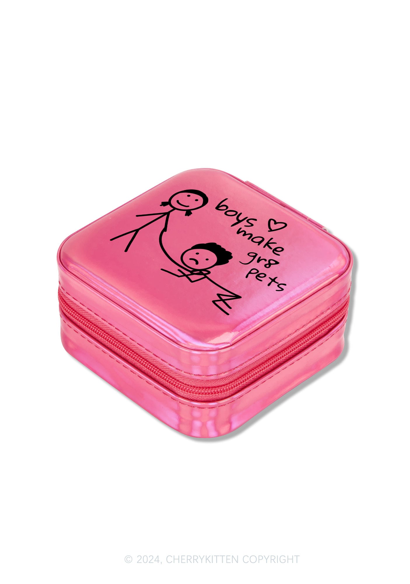 Boys Make Gr8 Pets Y2K Portable Jewelry Box Cherrykitten