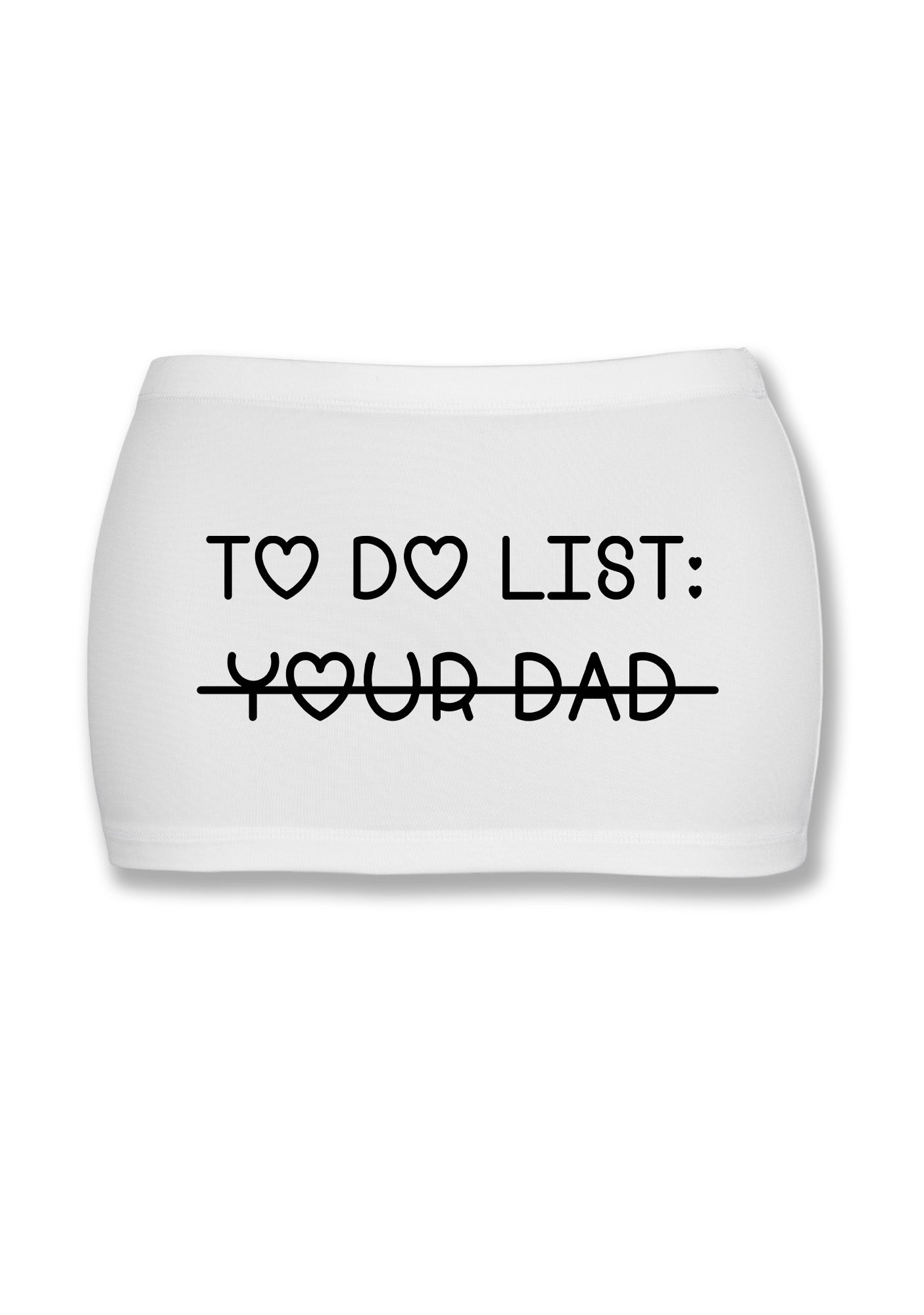 To Do List Your Dad Y2K Mini Hip Skirt Cherrykitten