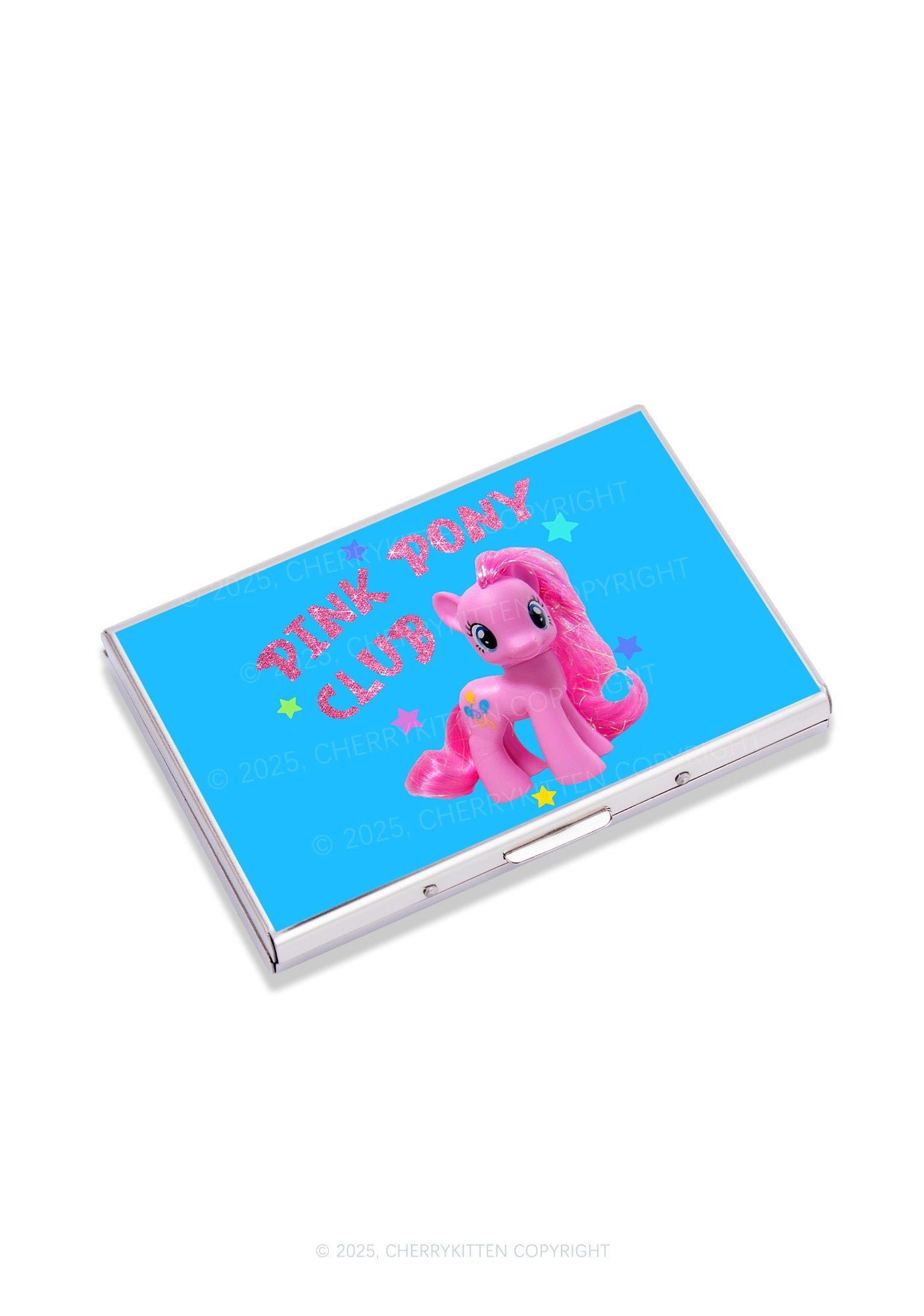 Pink Pony Y2K Mirror Cigarette Case Cherrykitten