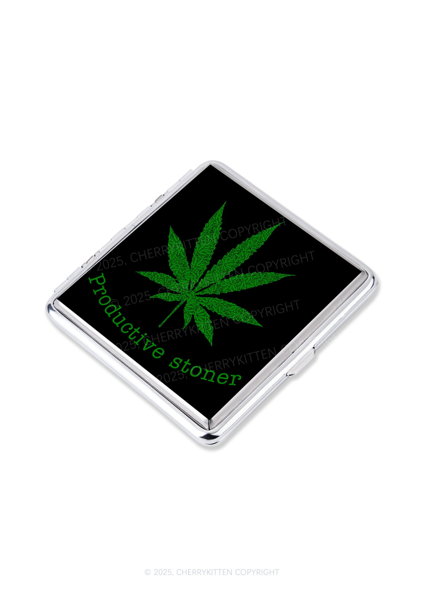 Productive Stoner Y2K Cigarette Case Cherrykitten