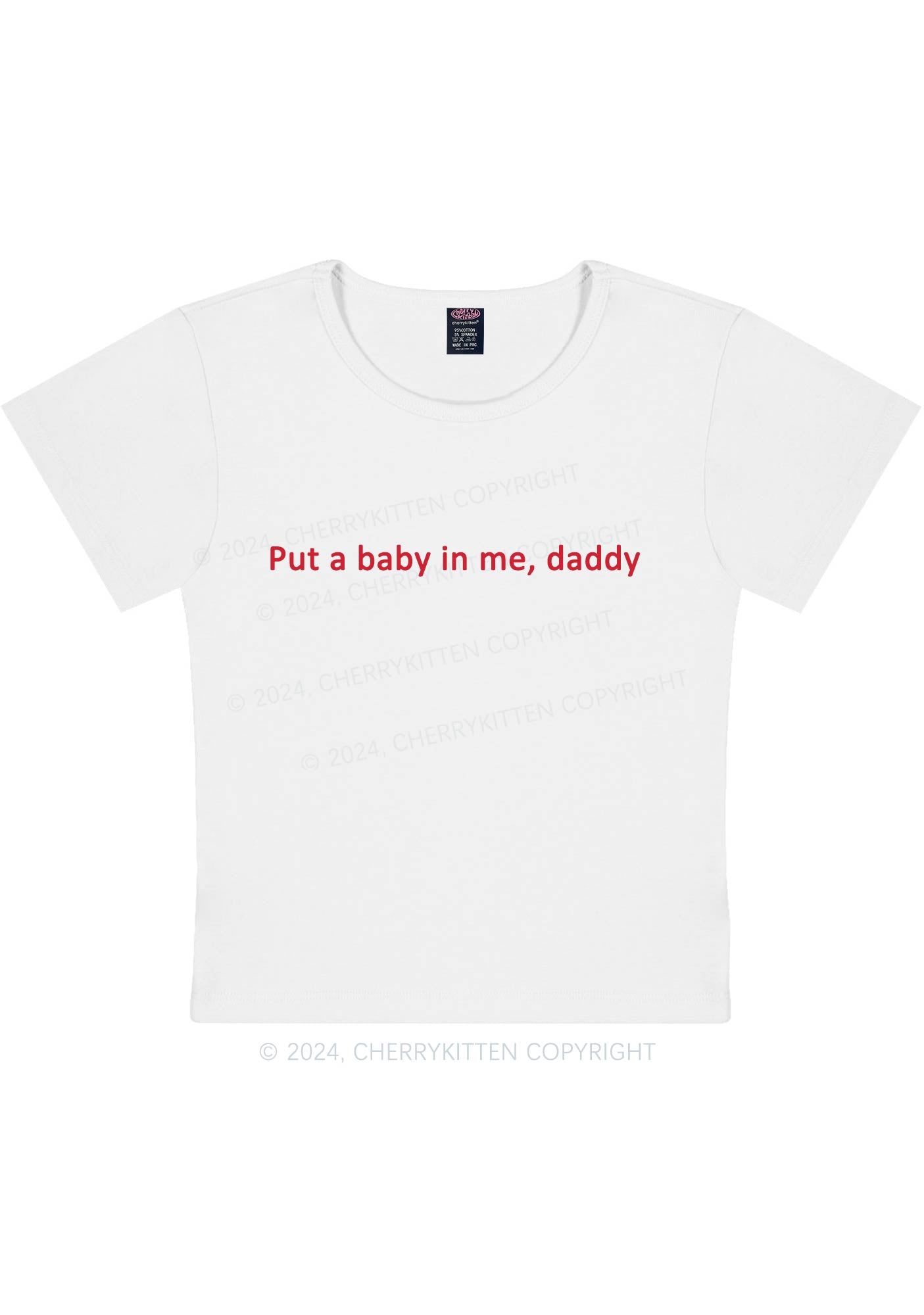 Put Baby In Me Y2K Baby Tee Cherrykitten