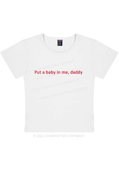 Put Baby In Me Y2K Baby Tee Cherrykitten