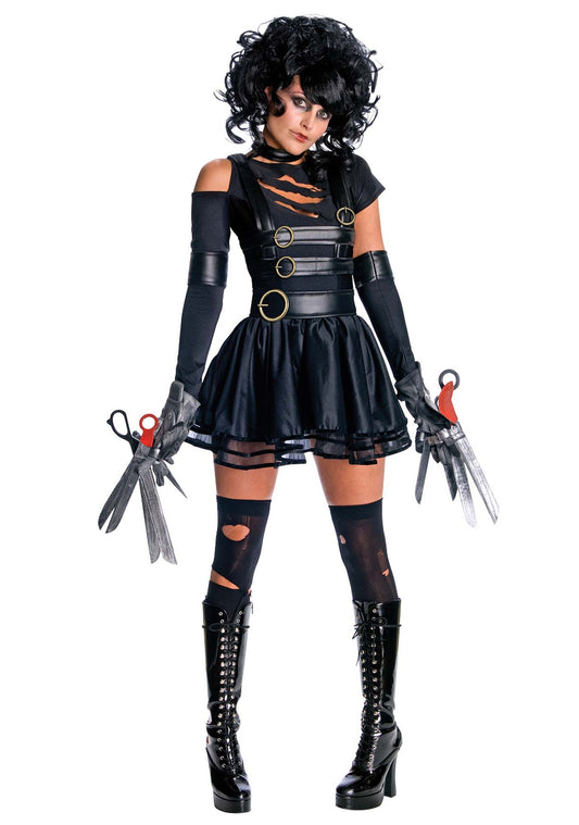 Halloween Female Edward Y2K Cosplay Costume