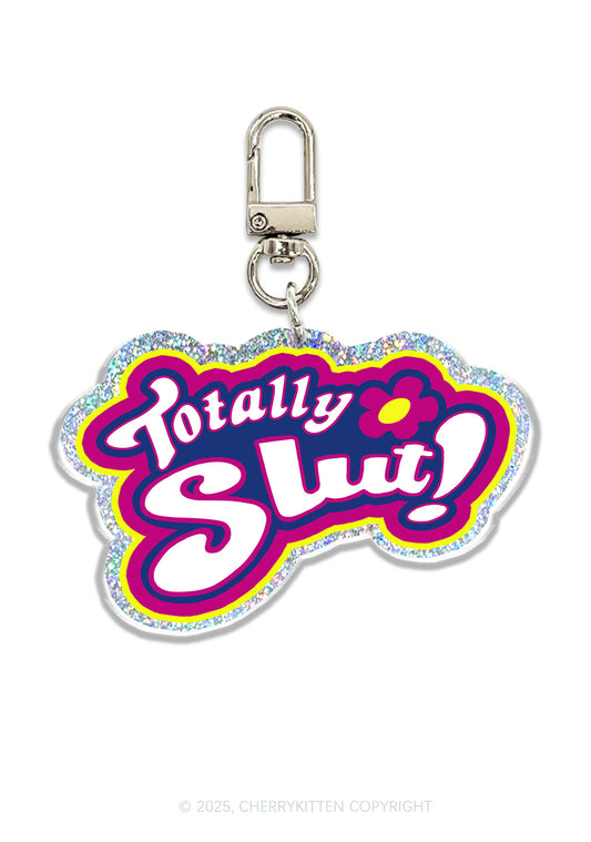 Totally Slxt 1Pc Y2K Glitter Keychain Cherrykitten