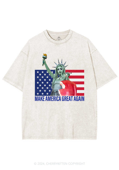 CR Make America Great Y2K Washed Tee Cherrykitten