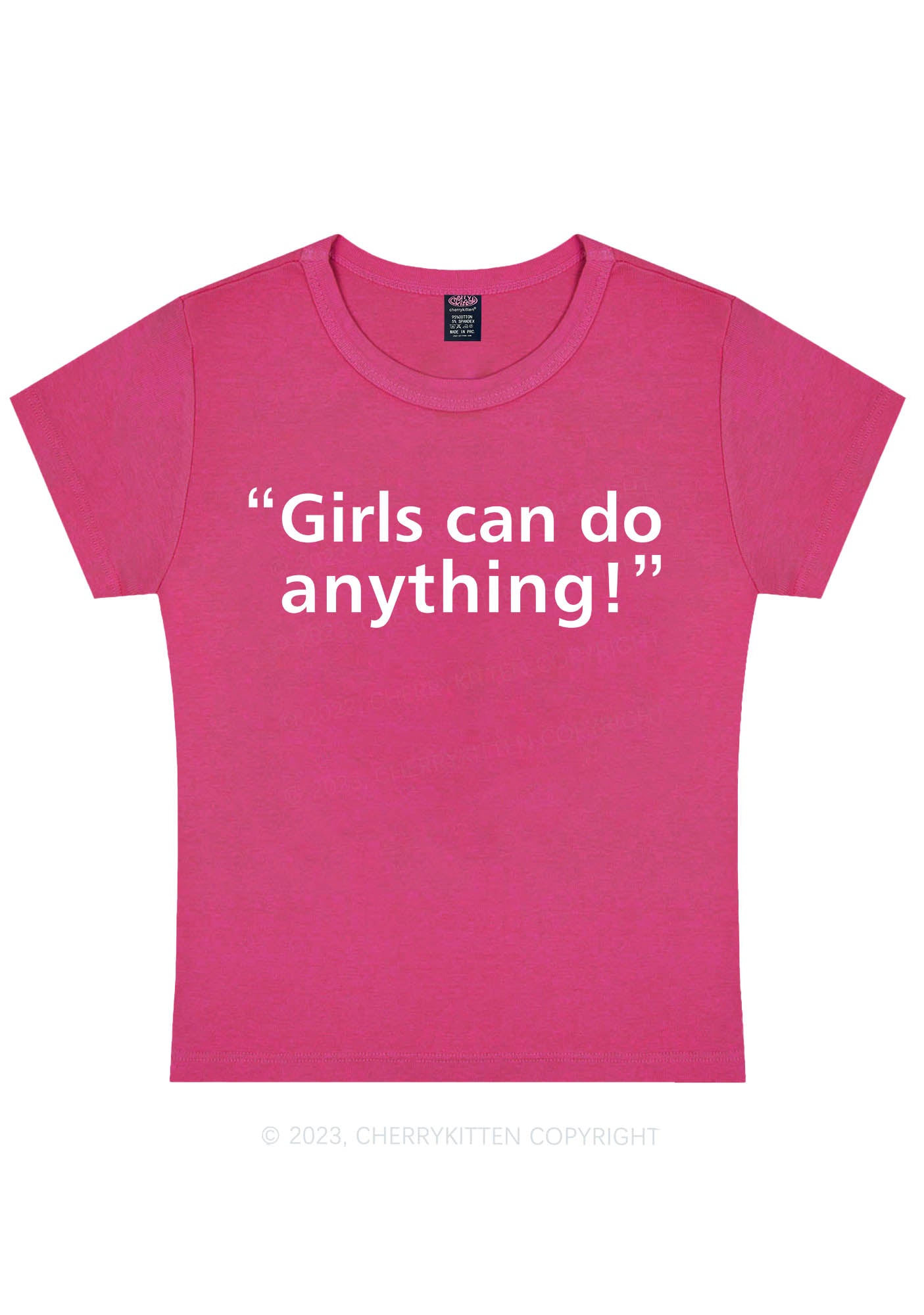 Curvy Girls Can Do Anything Y2K Baby Tee Cherrykitten